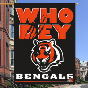 Cincinnati Bengals WinCraft Who Dey 27 quot x 37 quot Vertical Banner