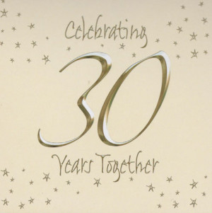 30th Wedding Anniversary Invitations