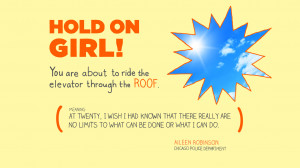 Inspirational quotes by Aileen Robinson in Words of Wisdom from Kick