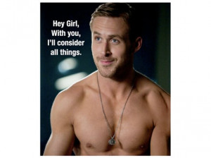 Ryan Gosling on the owl craze