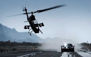 Helicopter crashes on Top Gear Korea set while chasing Corvette ZR1