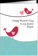 Niece - birds - Happy Mother’s Day card - Product #691231