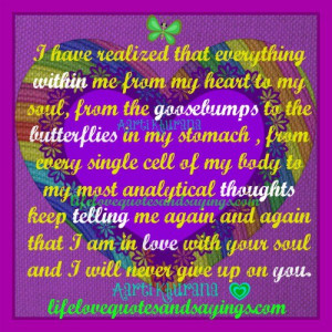 Will Never Give Up On You.. | Love Quotes And SayingsLove Quotes