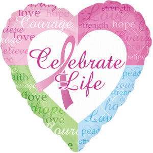 To Enlarge Image One 18 Inch Celebrate Life Foil Balloon