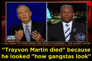 Racism fox news victim blaming sean hannity Trayvon Martin Geraldo ...