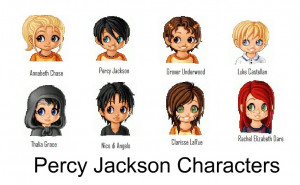 Percy Jackson Characters by ThatWeirdGirlThere