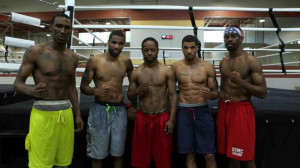 From left to right: Robert Easter Jr., Lamont Peterson, Rau’shee ...