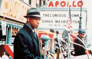 Denzel Washington starred in Malcolm X (1992) directed by Spike Lee.