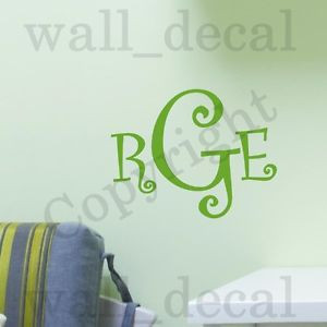 ... Letters-Monogram-Personalized-Wall-Decal-Vinyl-Sticker-Quote-Initials