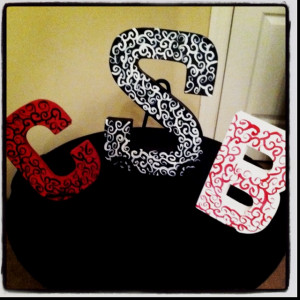 Initials for the Bride to Be!
