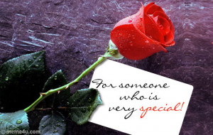 For someone who is very special! Happy Valentine's Day!