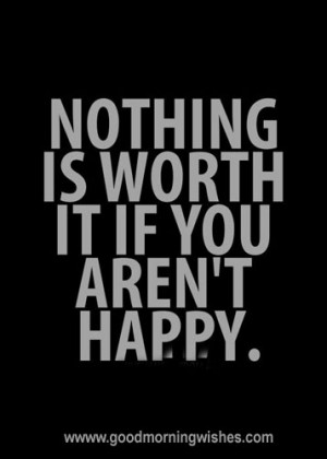Good Morning Quotes : Nothing is worth..