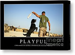 Dog Quotes Canvas Prints