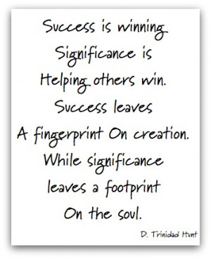 footprint on the heart and mind mind quote significance soul Success