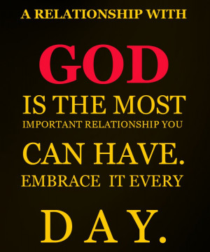 relationship with God