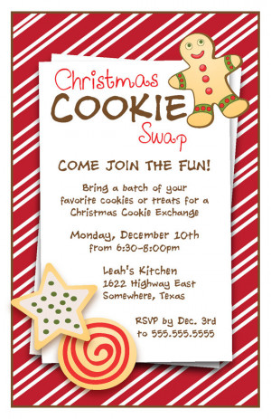 Cookie Swap Party...
