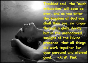 Pain, kingdom of God. Quote.