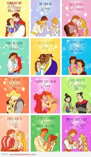 Disney Song Quotes:: I just love how instantaneously these single ...