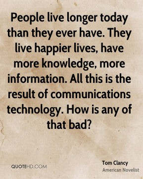 tom clancy tom clancy people live longer today than they ever have jpg