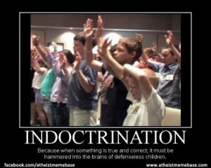 upraised hands at a worship service. The caption says: 