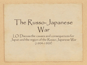 Ibhl russo japanese war
