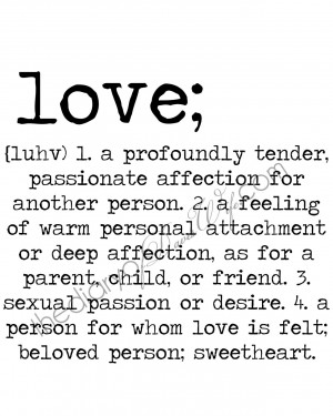 Definition Of Love