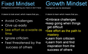 Difference Between Fixed and Growth Mindsets