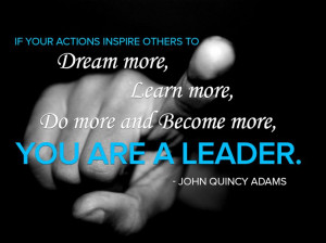 you are a leader