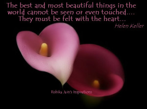 Helen Keller Quotes - The best and most beautiful things in life ...