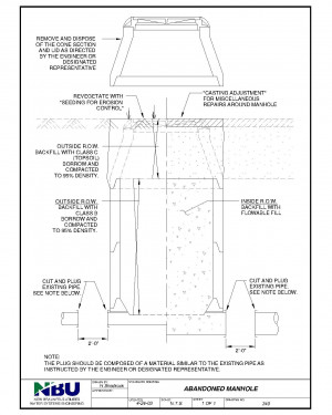 Precast Manhole Wdrop Inlet On Cast In Place Foundation