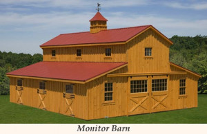 low profile monitor barns run in sheds shed row barns and monitor