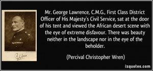 Percival Christopher Wren Quote