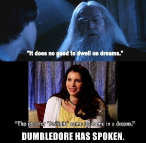 Harry Potter Vs. Twilight Dumbledore has spoken!