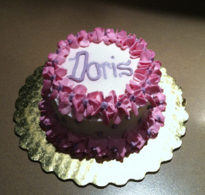 Happy Birthday Doris Cake