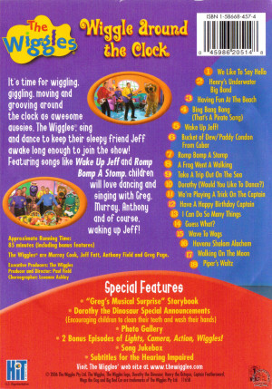 Go Back gt Images For gt The Wiggles Wiggle Around The Clock Dvd