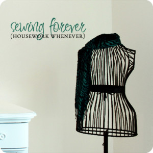 Sewing Quotes for Walls