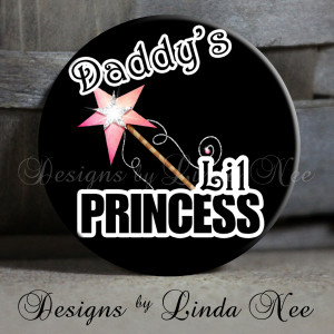 Daddy's Lil' Princess, Magic Wand, black