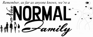 Details about Normal Family Quote Wall Art Sticker Decal Present Gift ...