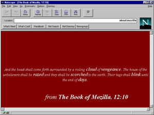 The Book of Mozilla made its debut in an early version of Netscape ...