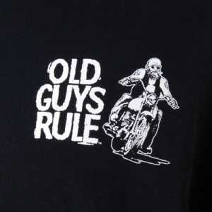 Old Guys Rule Biker Guy T-shirt