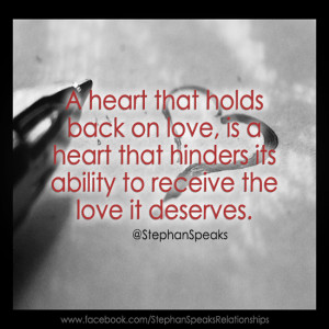 hold back love quote