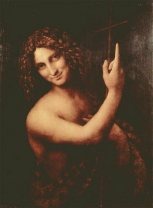 Saint John the Baptist, Leonardo da Vinci, about 1508