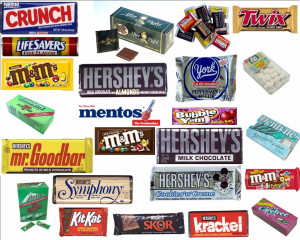 you might like to use for your candy bar poster