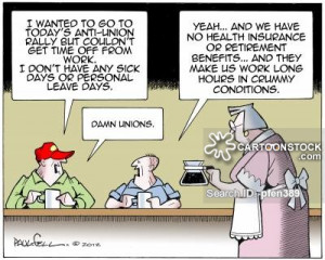 Labor Union Political Cartoons