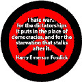 anti war quote i hate war button anti war quote i hate war button ...