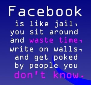Funny Facebook Status Quotes Sayings Is Like Jail You Sit Comment ...