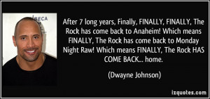 Dwayne Johnson Rock Masivo Advertencia