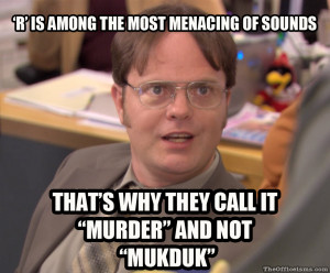 Dwight murder Meme