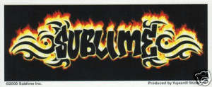 11337 Sublime Fire Tribal Bradley Nowell Ska Punk Reggae Band Sticker ...