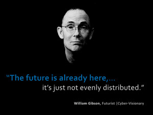 William Gibson-Futurist , originally uploaded by MichaelMarlatt .